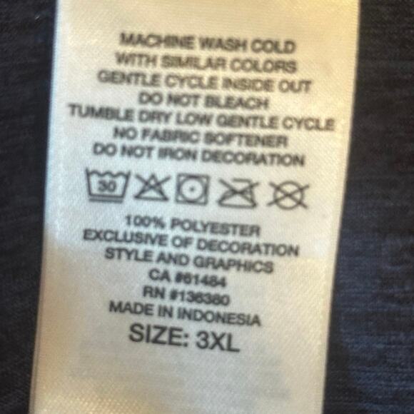 Harley Davidson Black & Blue El Paso, Texas Shirt 3X - Picture 6 of 6